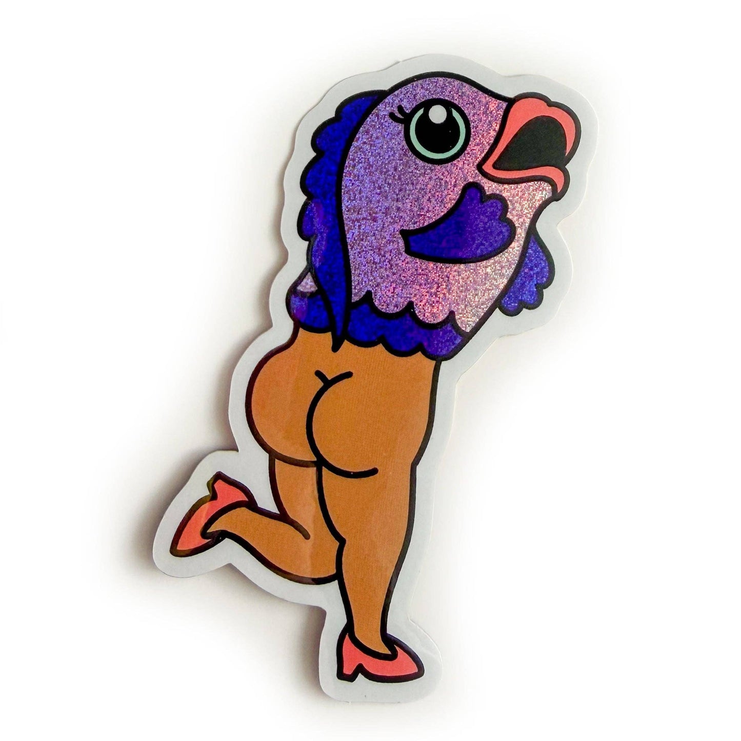 Reverse Mermaid Sticker
