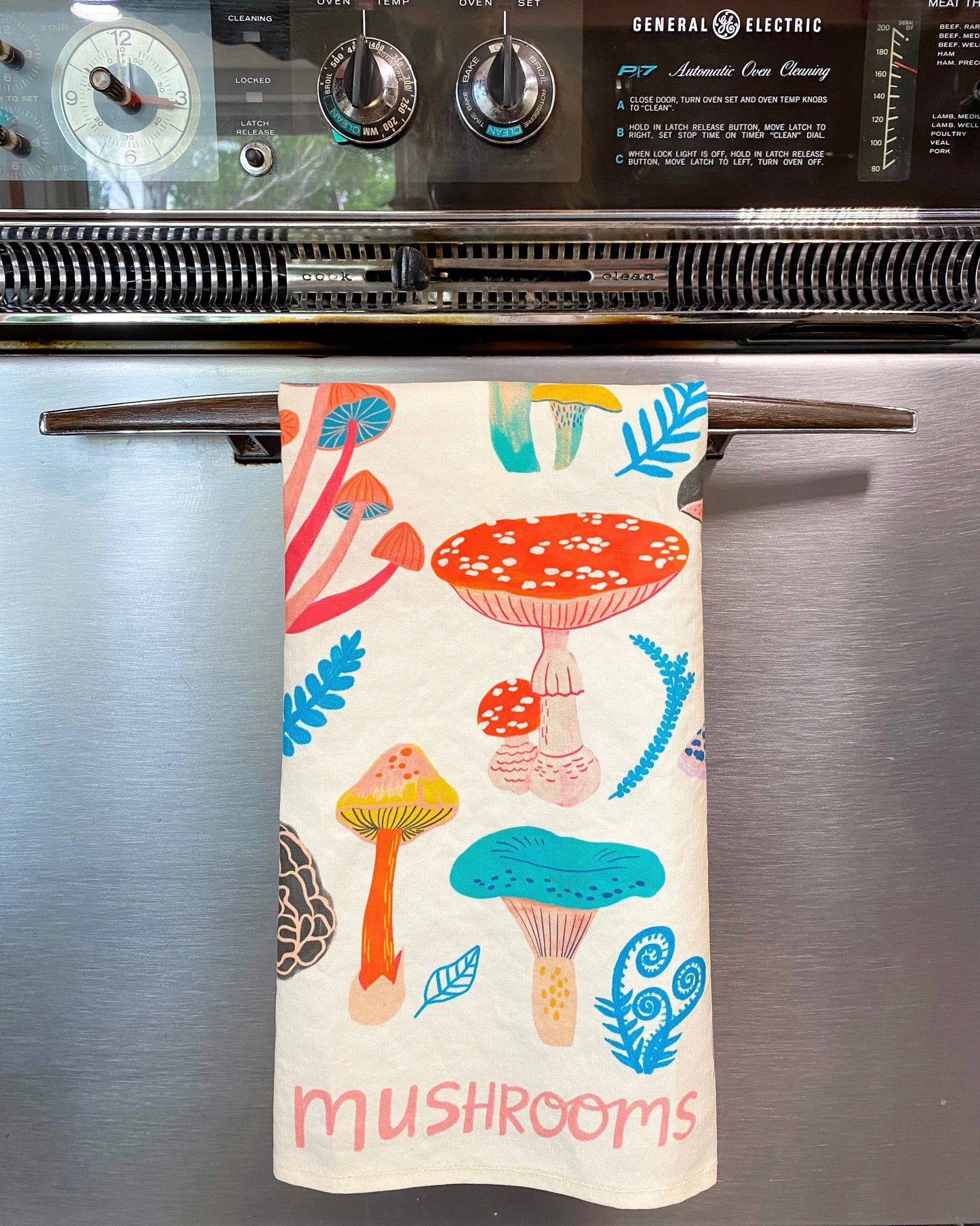 Mushroom Tea Towel