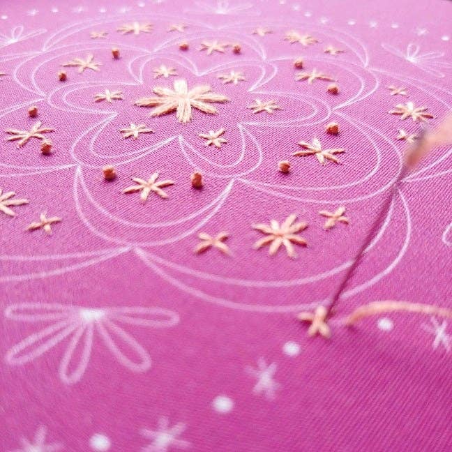 Starburst embroidery kit [last chance!]