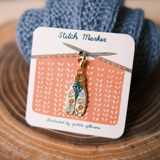 Cicada Charm / Stitch Marker