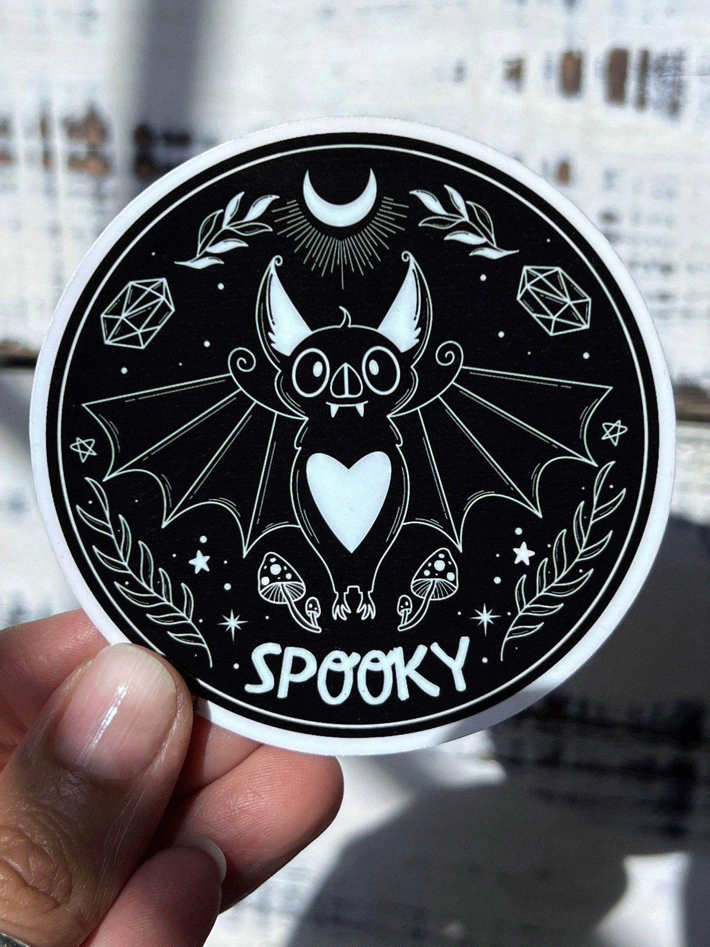 Spooky Bat Sticker