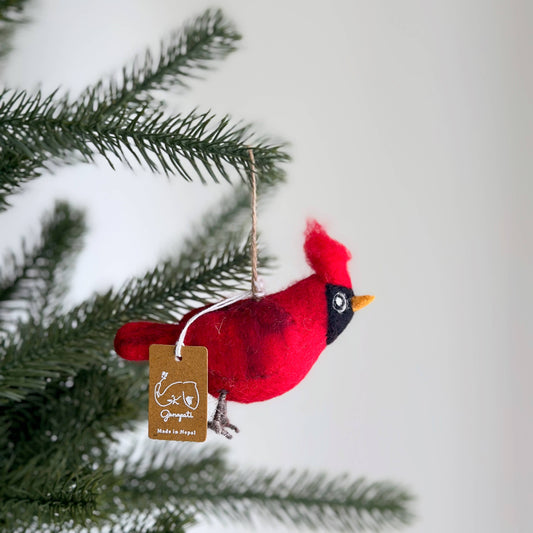 Felt Cardinal Ornament