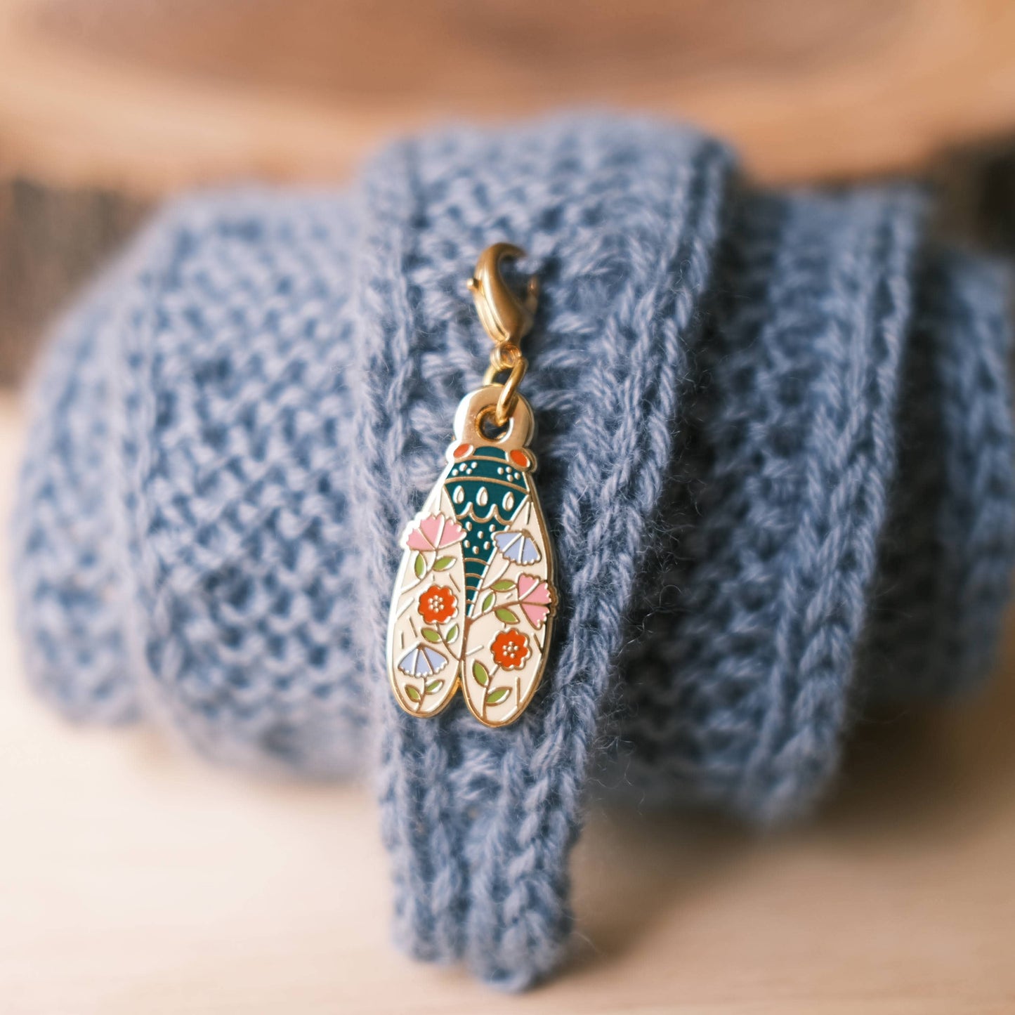 Cicada Charm / Stitch Marker