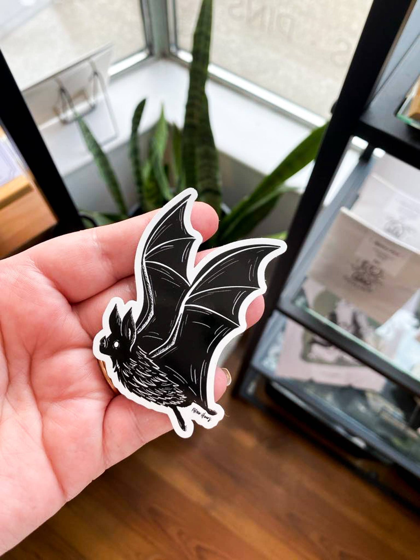 Black Bat Sticker