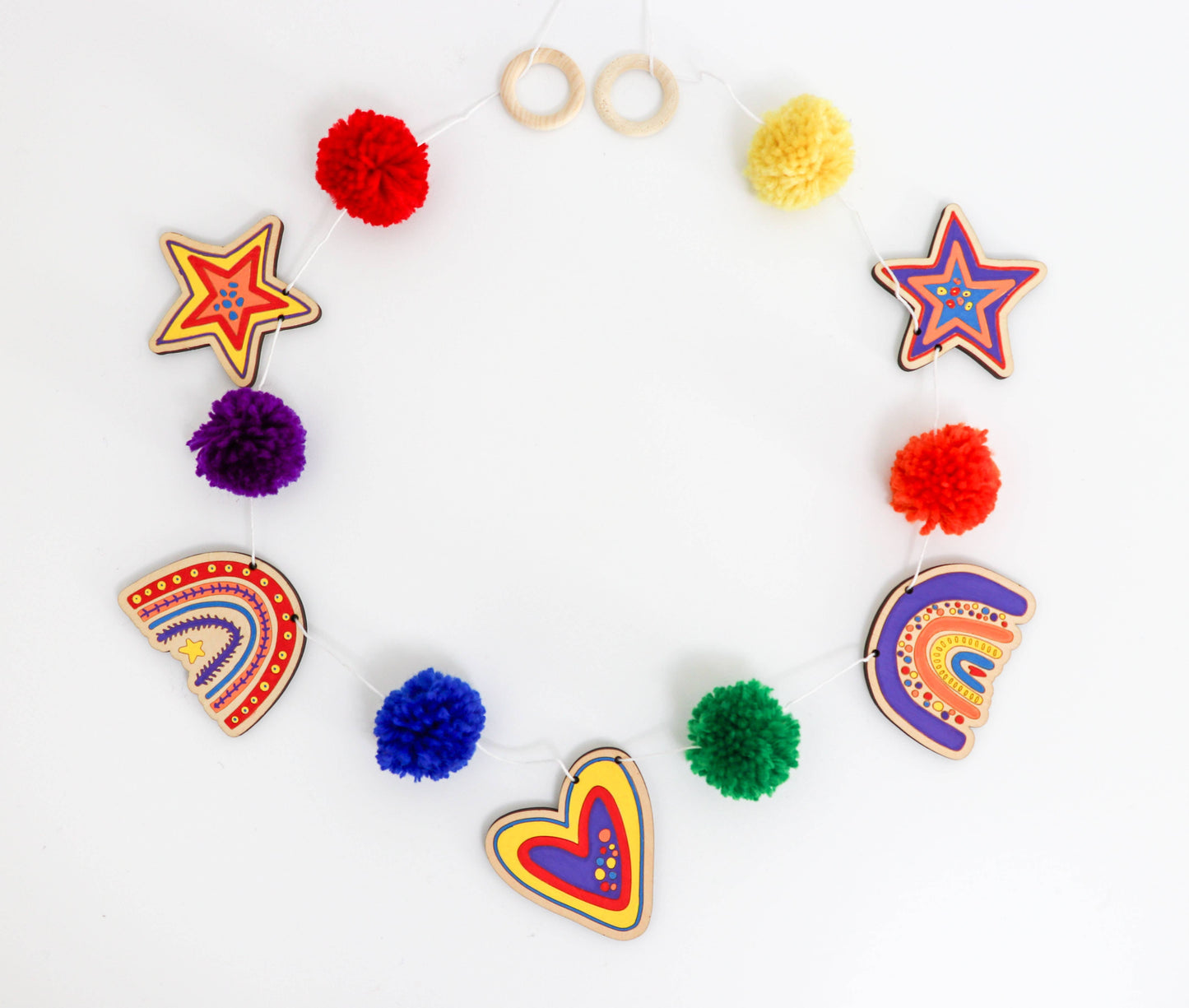 Kids DIY Garland Kit - Rainbow