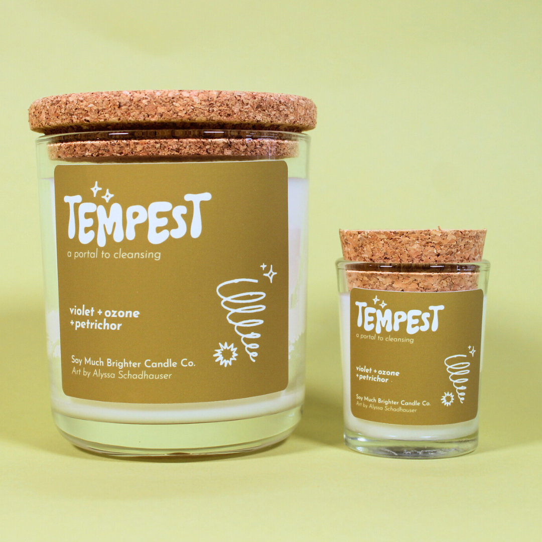 Tempest: a portal to cleansing // The Portal Collection // 2oz votive