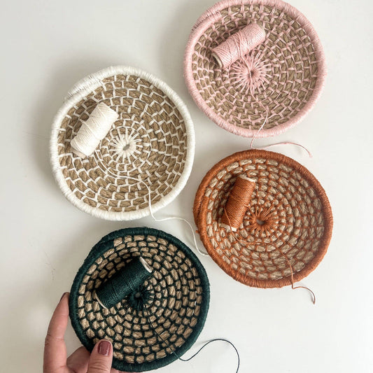 Naomi Mini Bowls - Stack of 4, Group Kit: Ivory; Blush; Spruce; Rust