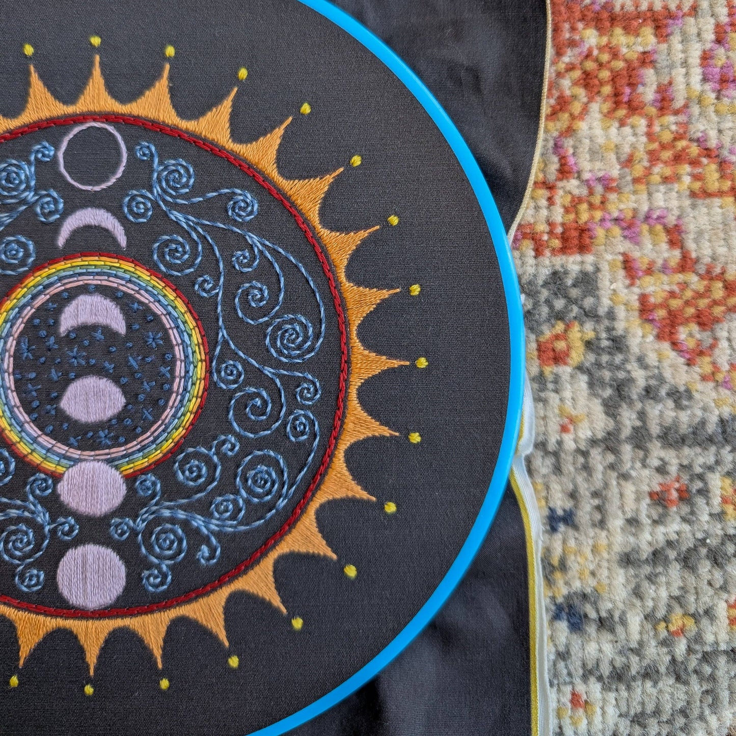 Alignment embroidery kit