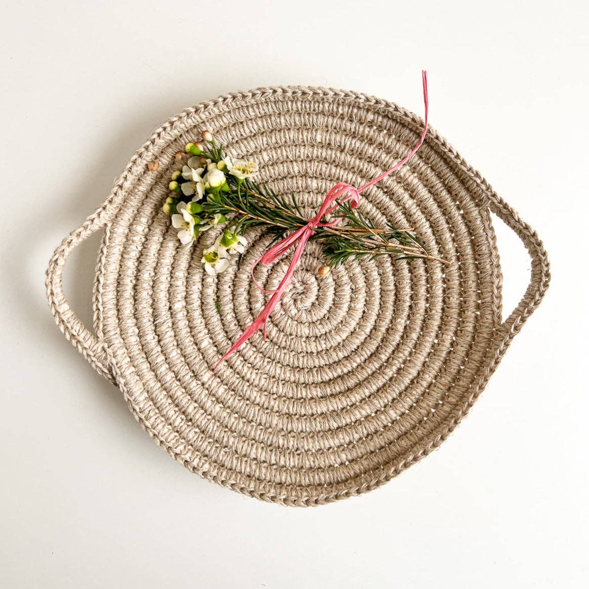 Skye Linen Basket Kit: Rust