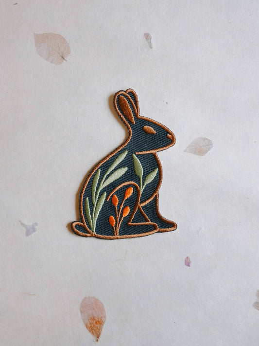Rabbit iron-on patch