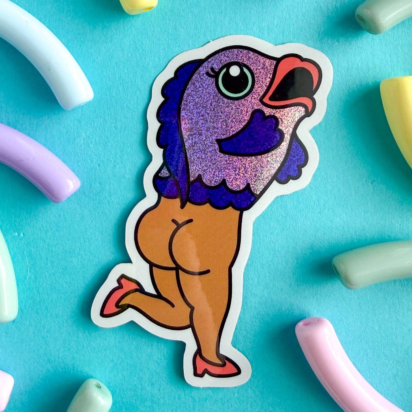 Reverse Mermaid Sticker