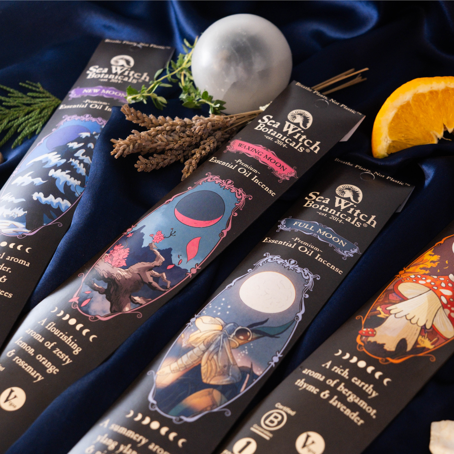 New Moon Incense by Sea Witch Botanicals