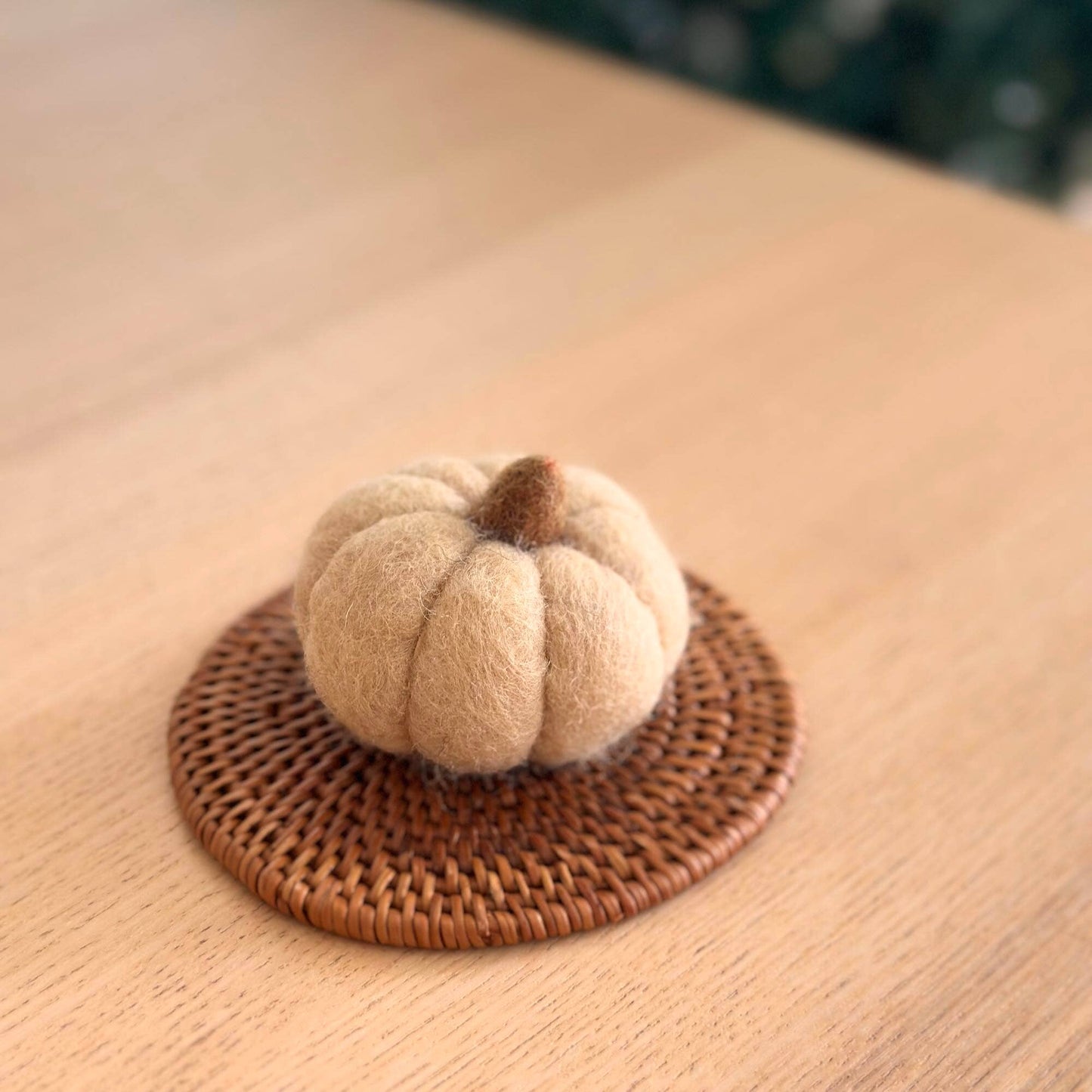 Felt Mini Pumpkin: Orange