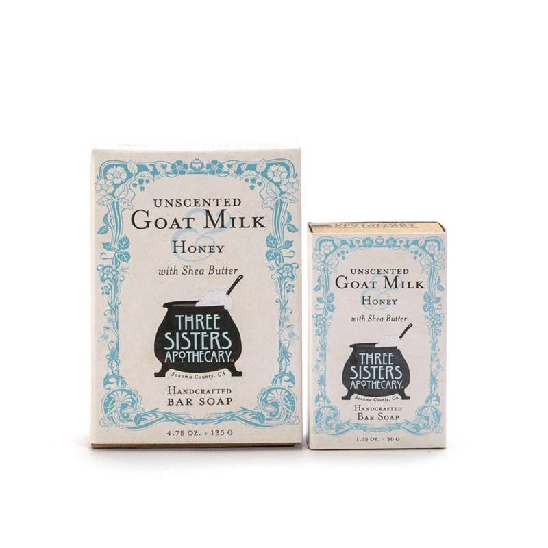 Unscented Goat Milk & Honey Bar Soap by Soap Cauldron