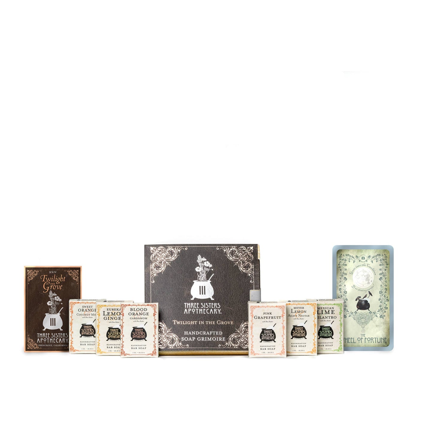 Soap Grimoires Mini Bar Soap Gift Set: Flowers in the Cauldron