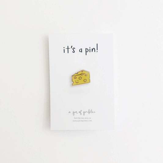 Cheese Slice Enamel Pin