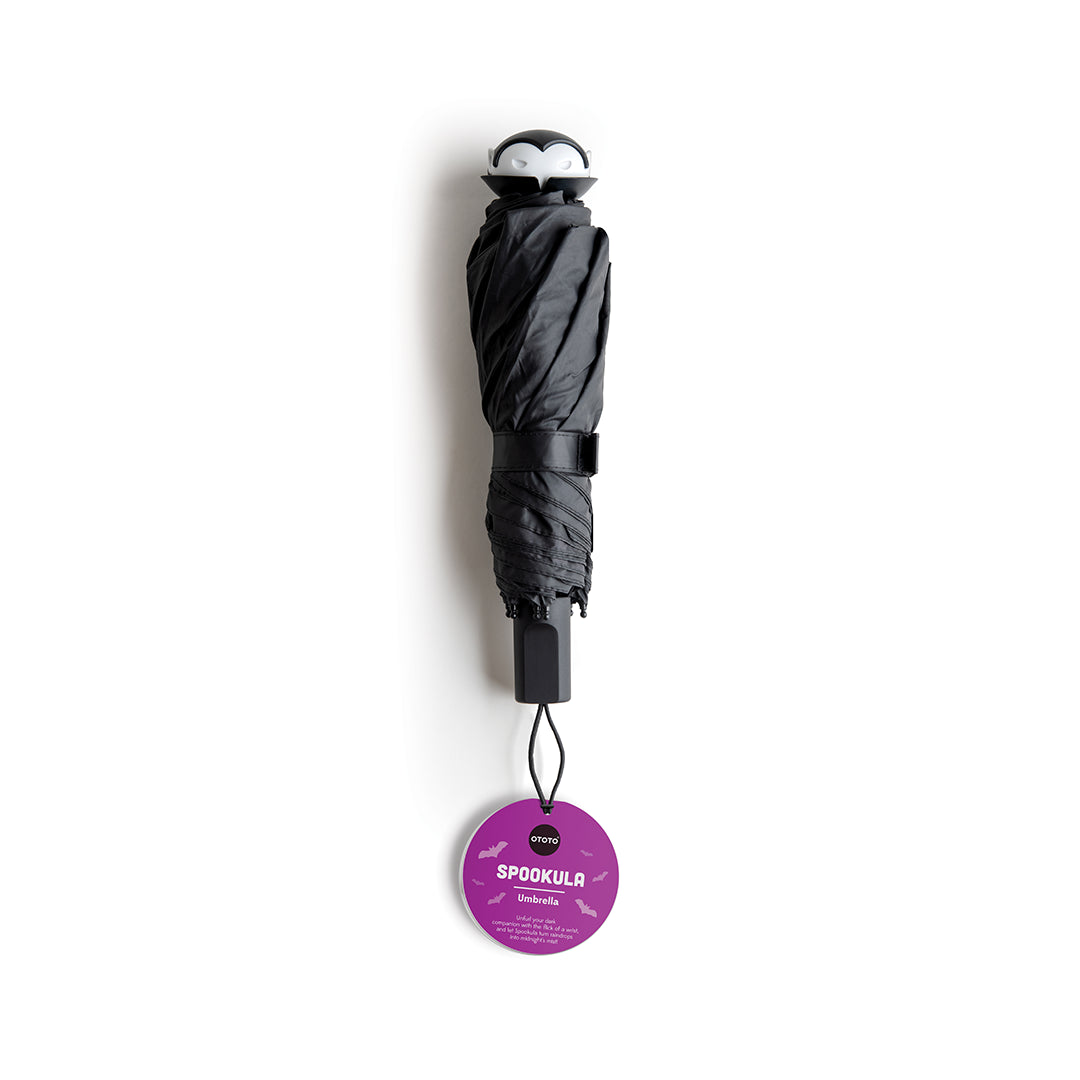Spookula Vampire Folding, Collapsible, Umbrella - Halloween