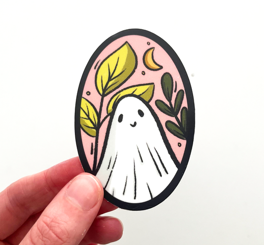 Ghost Plant Portrait Sticker