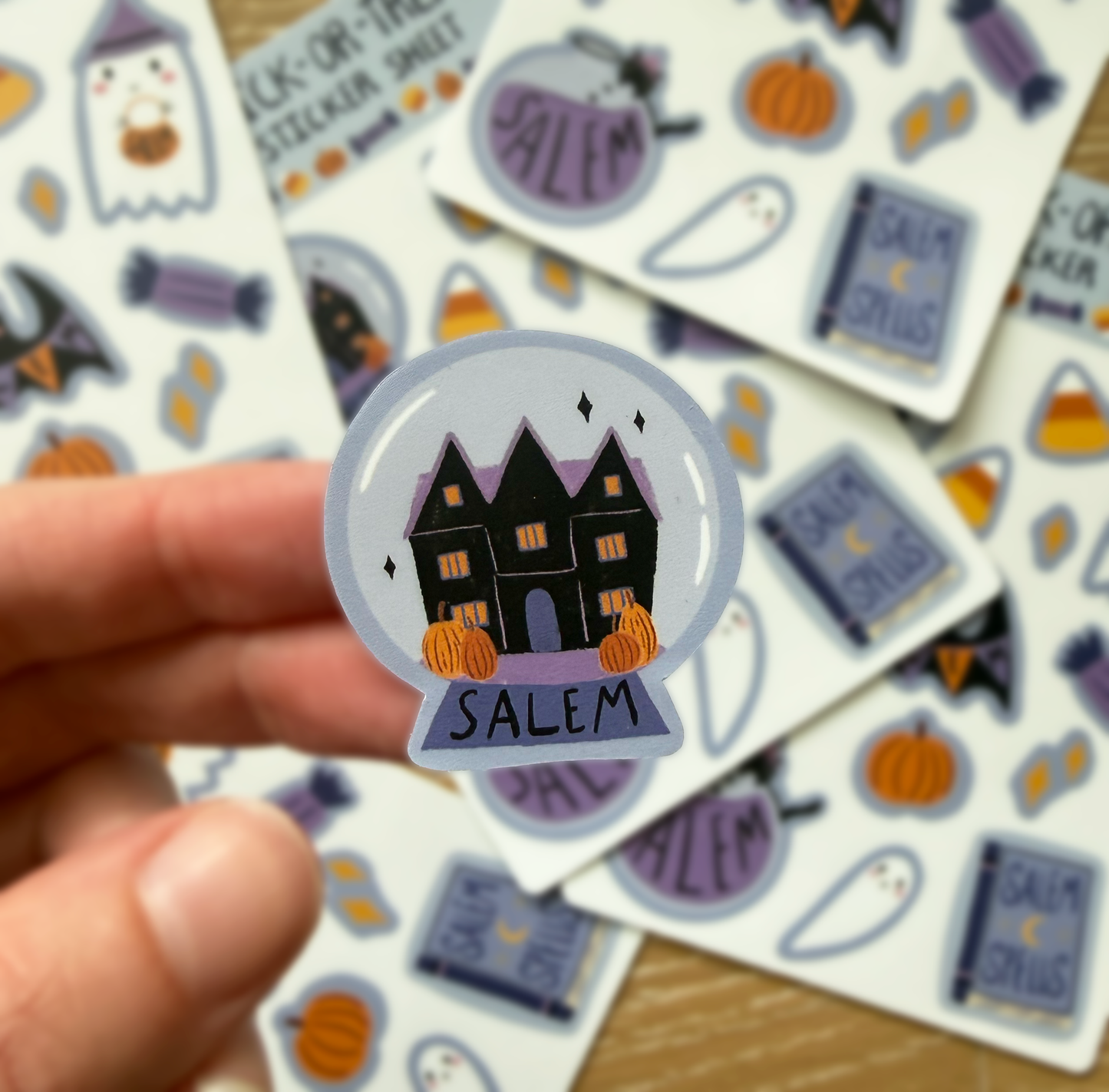 Salem Trick-Or-Treat Sticker Sheet