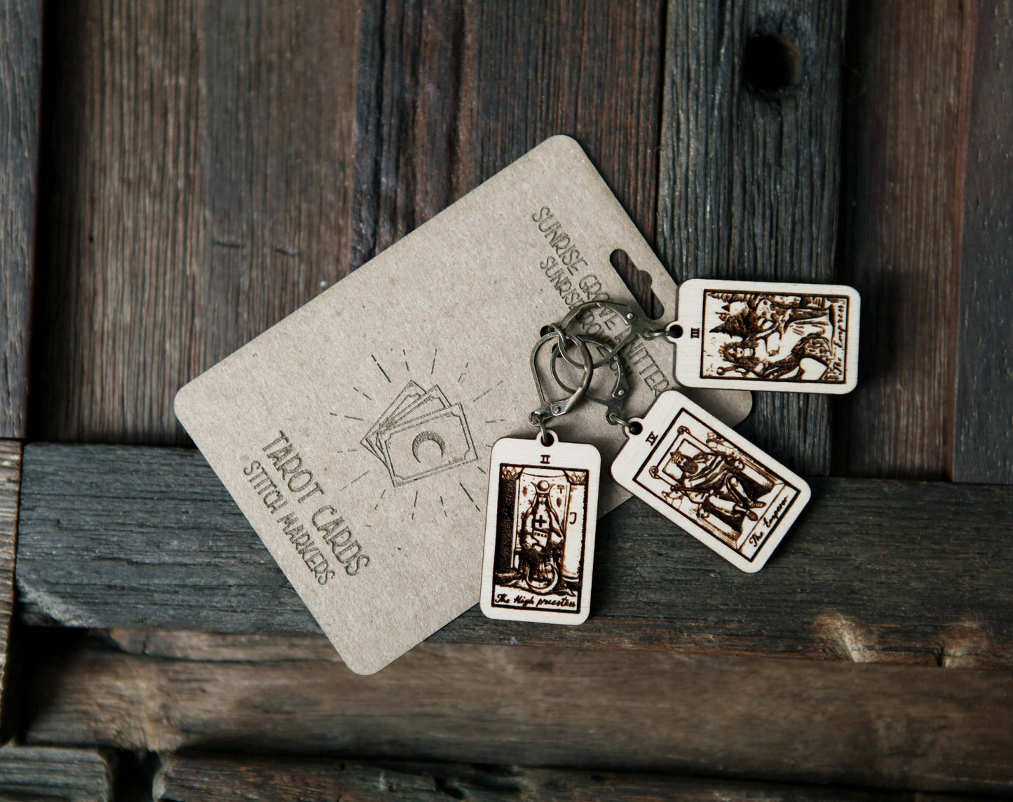 Tarot Card Removable Stitch Marker Set