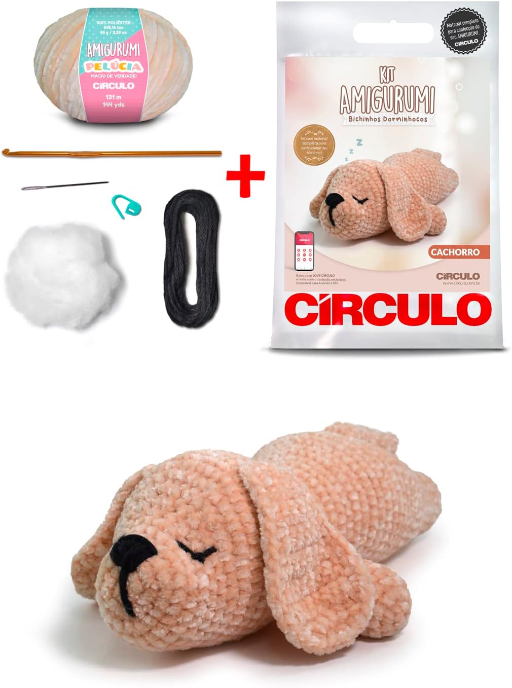 Puppy Crochet Amigurumi Kit - It's Nappy Time Collection