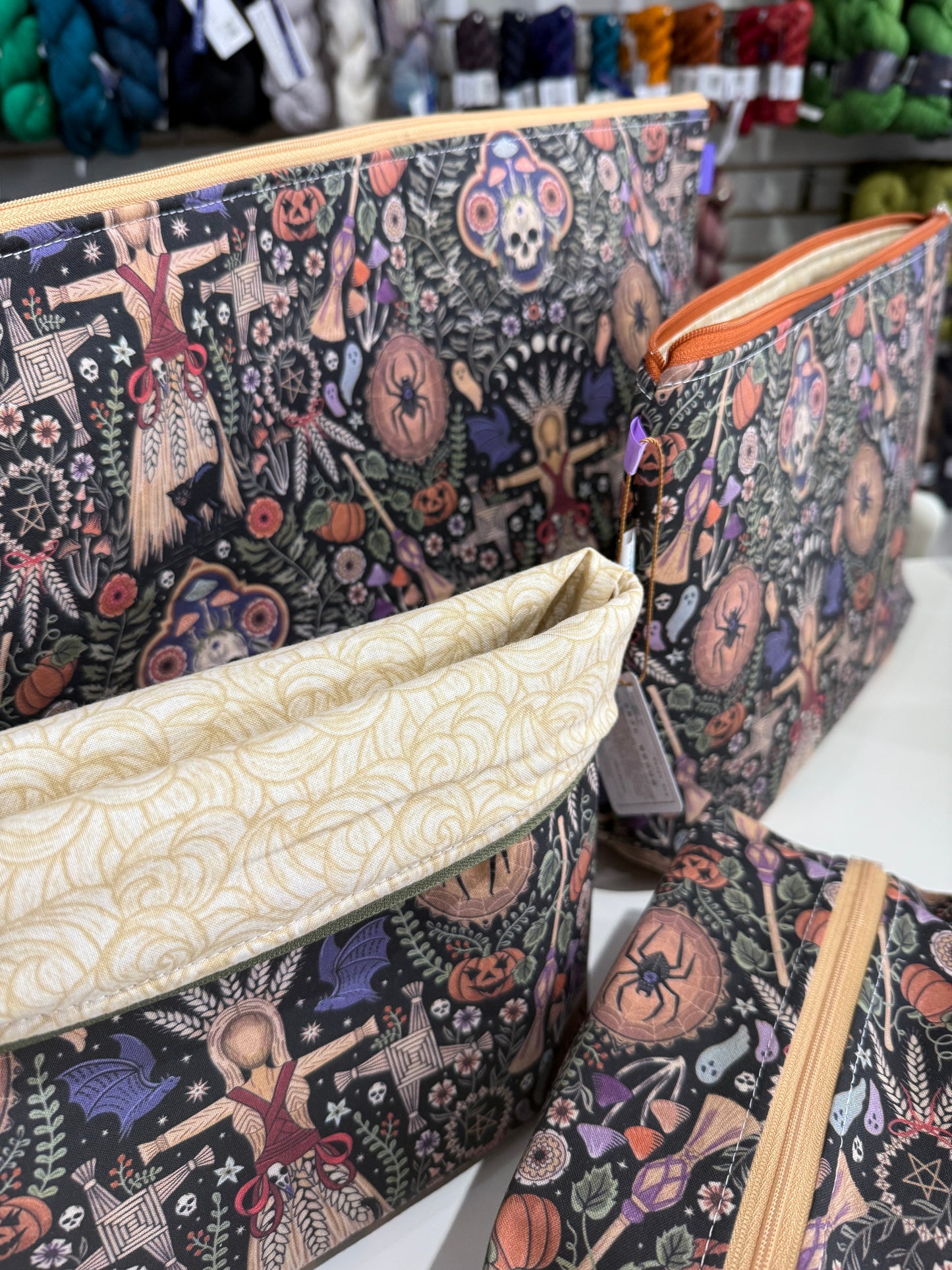 Imbolc Corn Dolly Exclusive Project Bags by Stitched by JessaLu