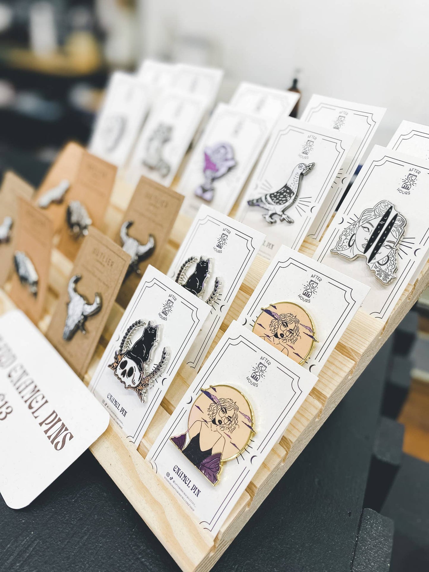 Superstitious Hard Enamel Pin