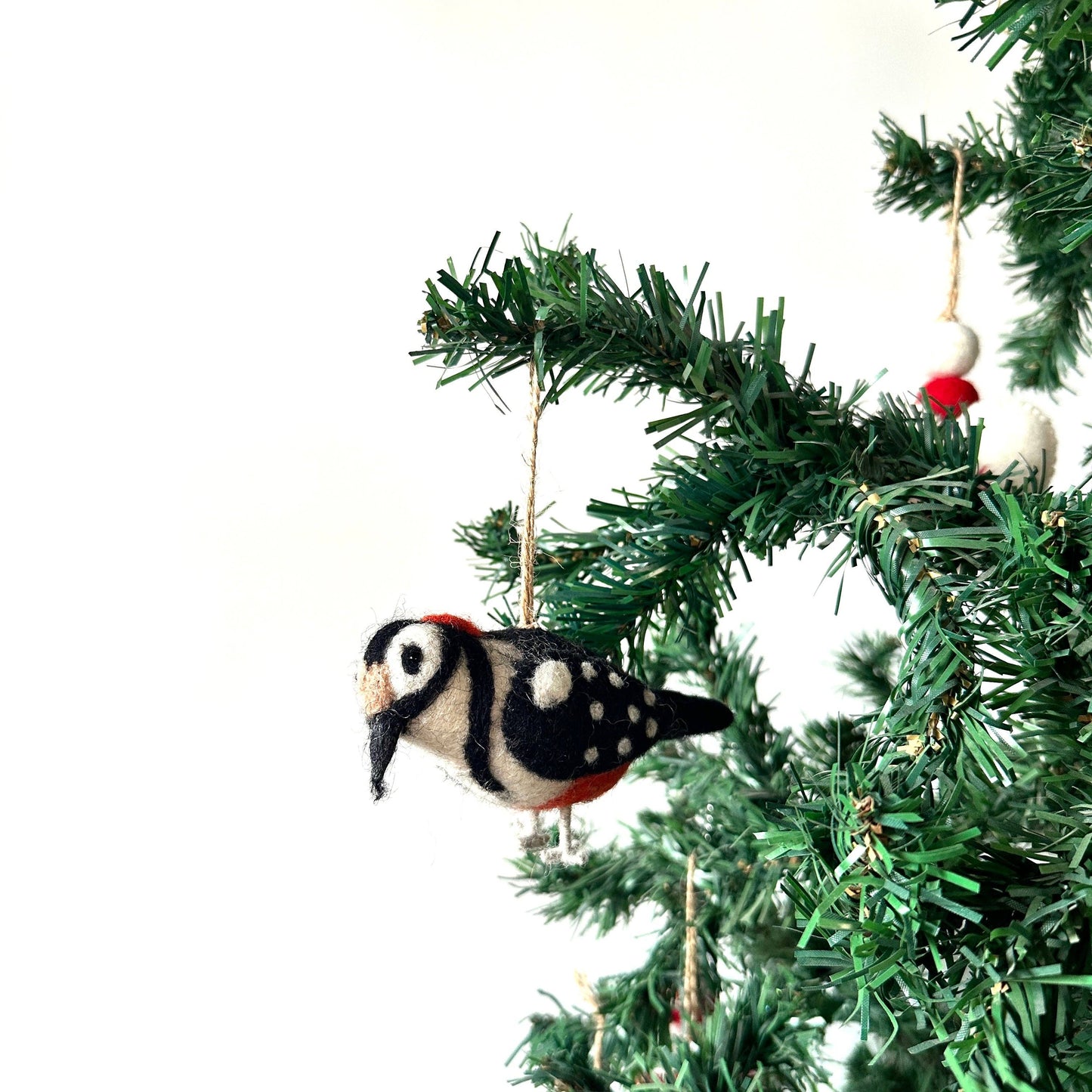 Woodpecker Felt Hanging Ornament