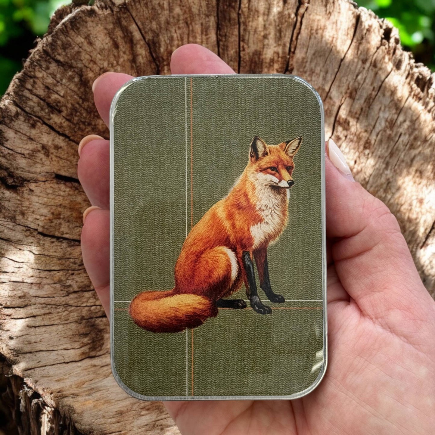 Woodland Fox Notions Tin