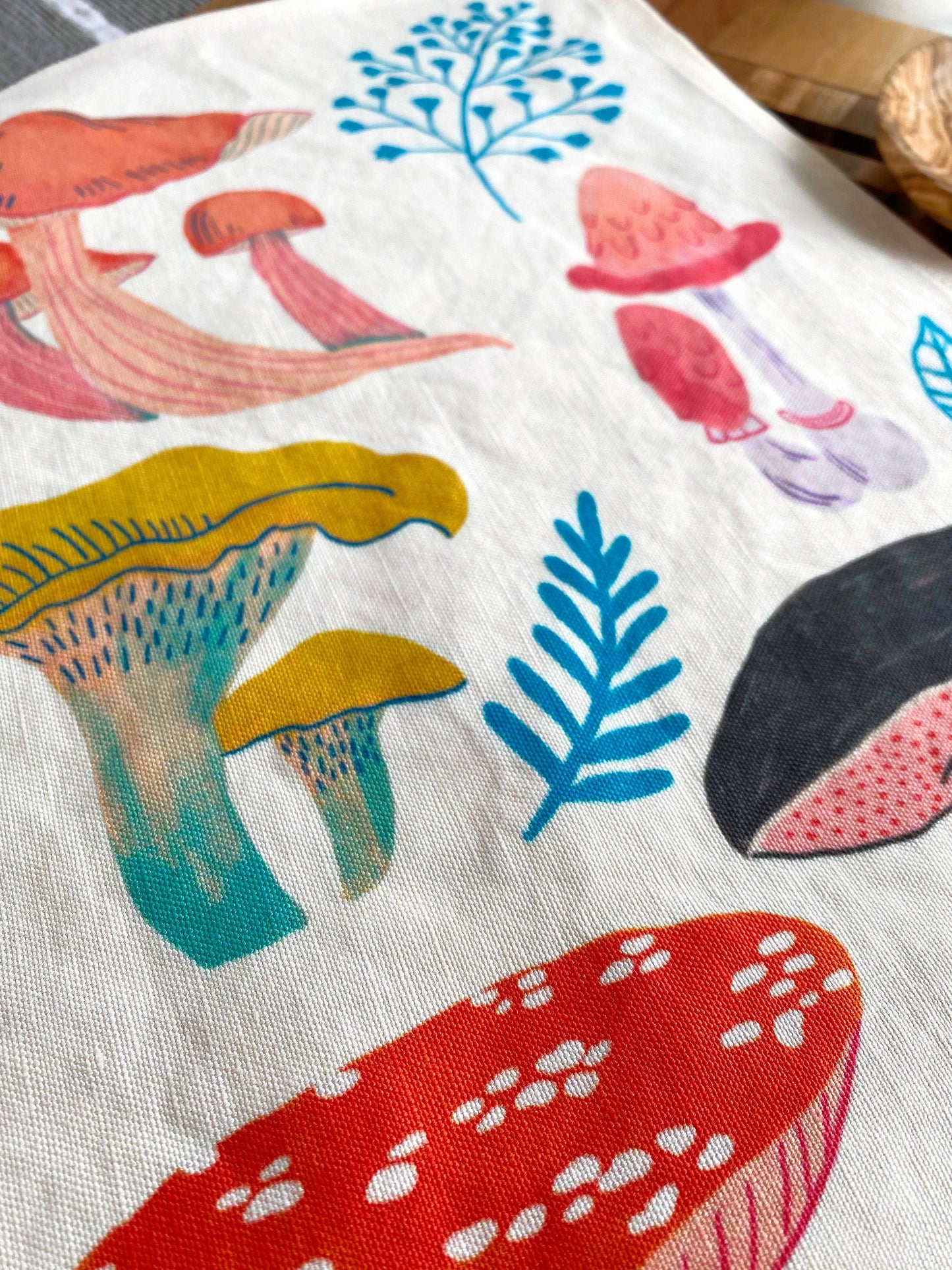 Mushroom Tea Towel