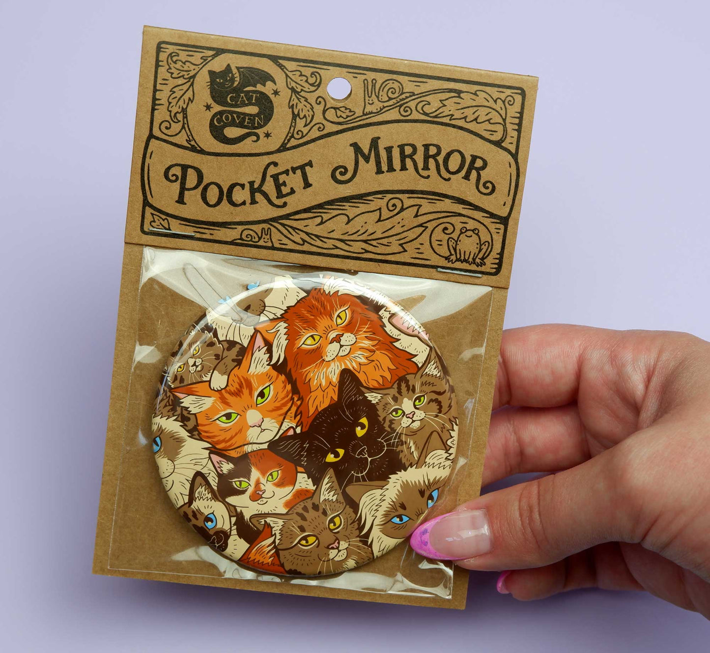 Toadstool Fairy - Pocket Mirror
