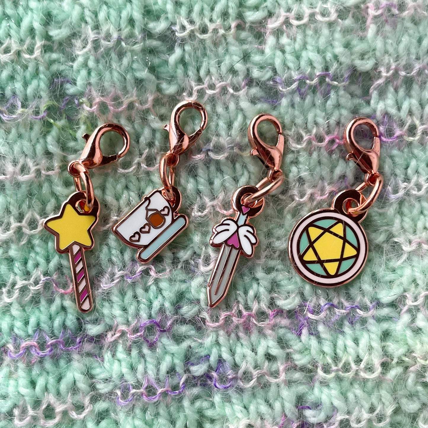 Kawaii Tarot Charms Full Set of 4