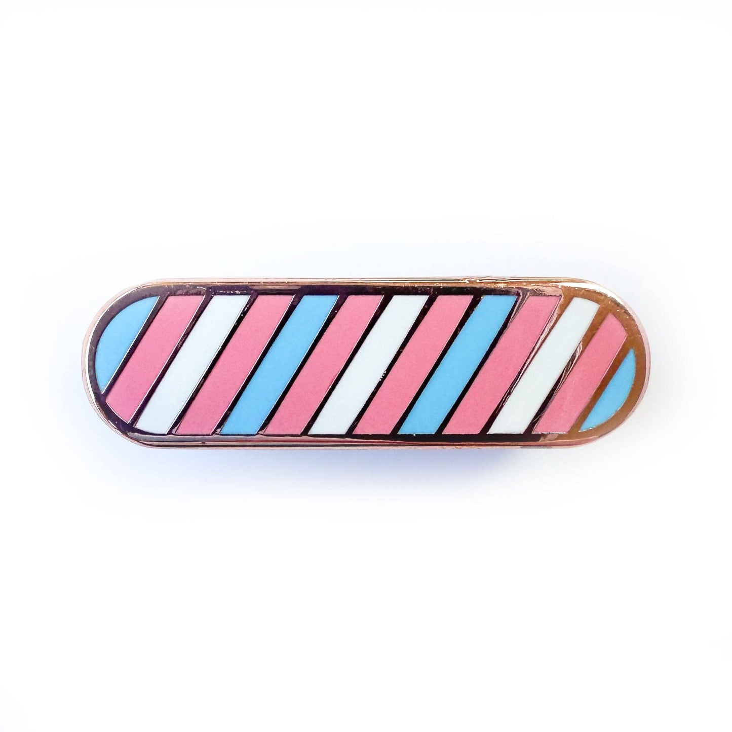 Transgender Pride Plaque Enamel Pin