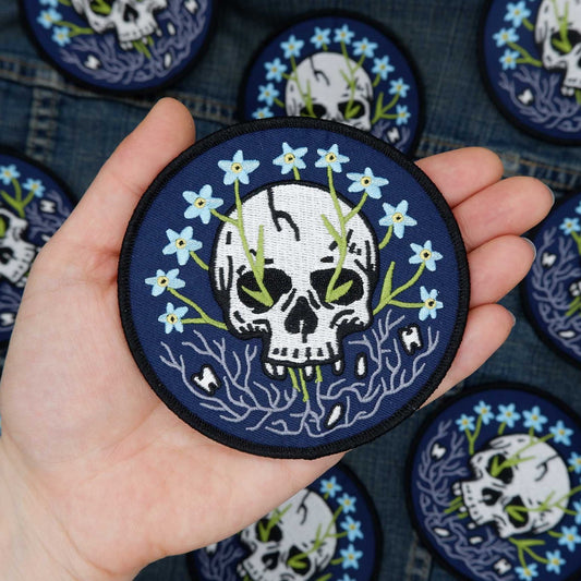 Forget Me Not - Embroidered Patch