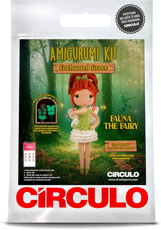 Fauna the Fairy GLOW IN THE DARK Crochet Amigurumi Kit - Enchanted Grove Collection