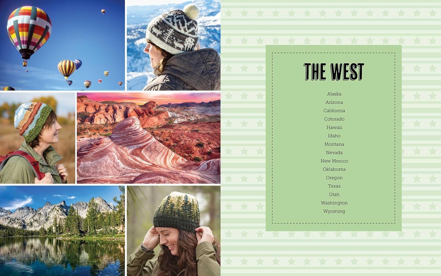 Knitting the USA By Nancy Bates: Fifty Easy-to-Follow Designs for Beautiful Beanies Inspired by Each State in America