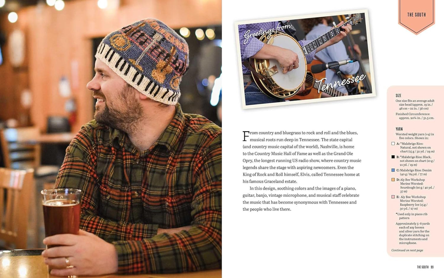 Knitting the USA By Nancy Bates: Fifty Easy-to-Follow Designs for Beautiful Beanies Inspired by Each State in America