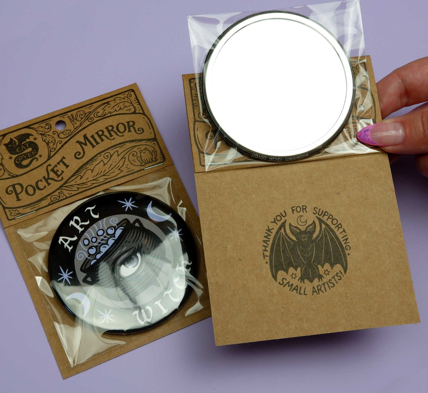 Toadstool Fairy - Pocket Mirror