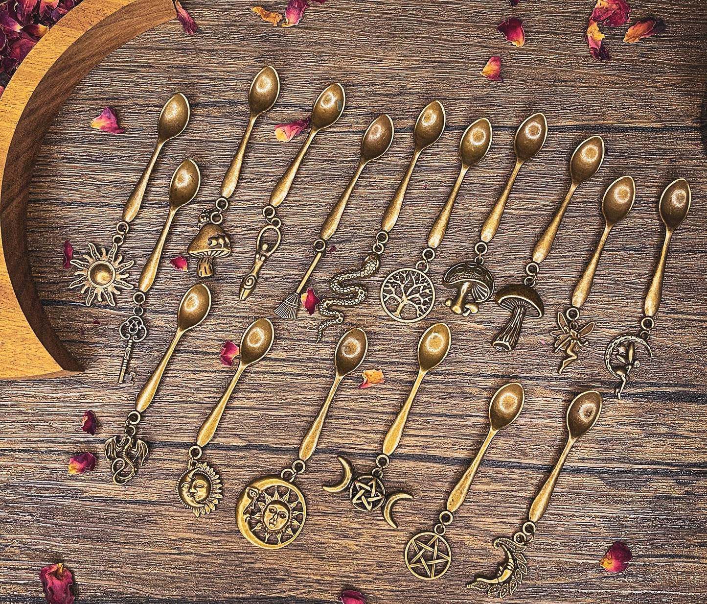 Key Witchy Charm Spoons