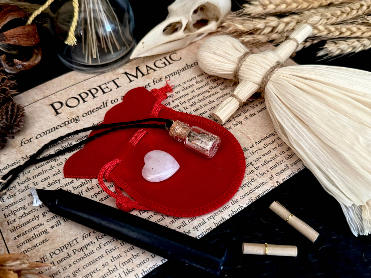 Poppet Ritual Set / Corn Husk Folk Doll Kit