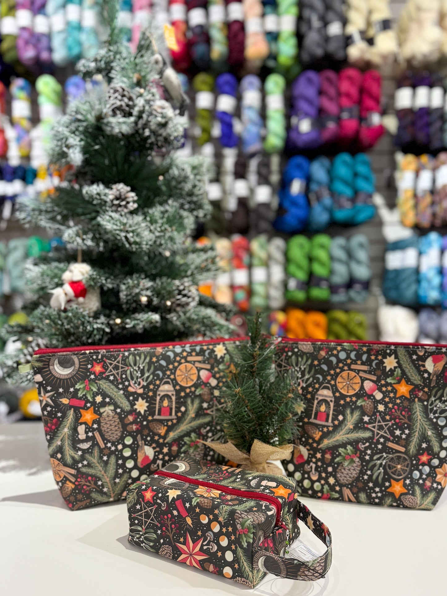 PREORDER Winter Solstice Magic Exclusive Project Bags by Stitched by JessaLu