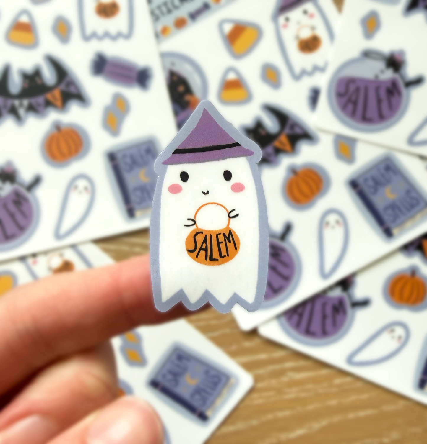 Salem Trick-Or-Treat Sticker Sheet