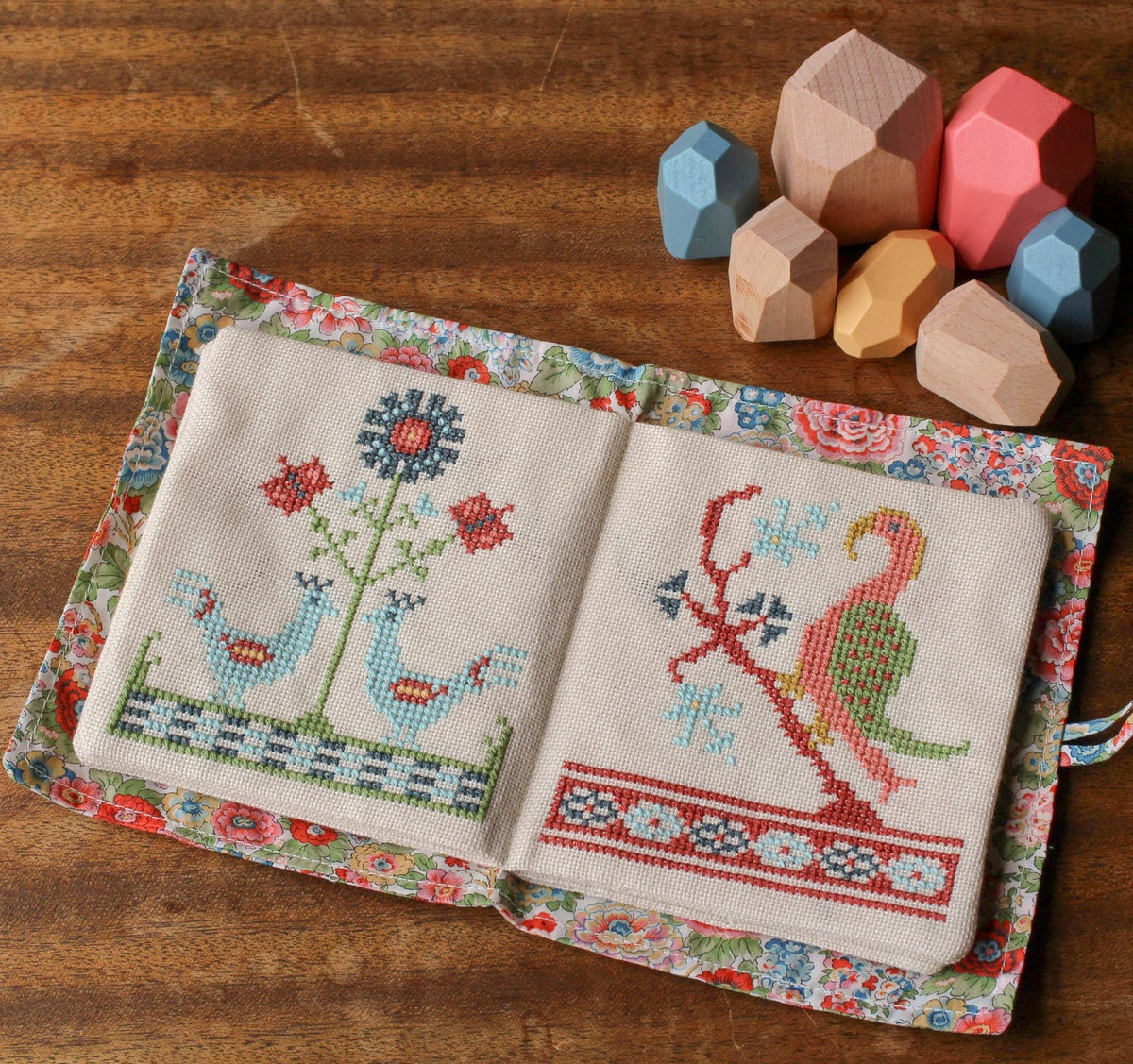 Byzantine Beasts Cross Stitch Quiet Book