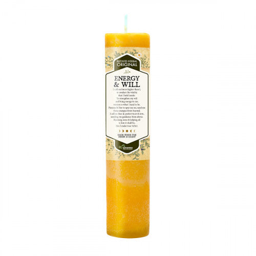 Blessed Herbal Energy and Will Candle