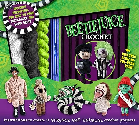 Beetlejuice Crochet Book and Kit