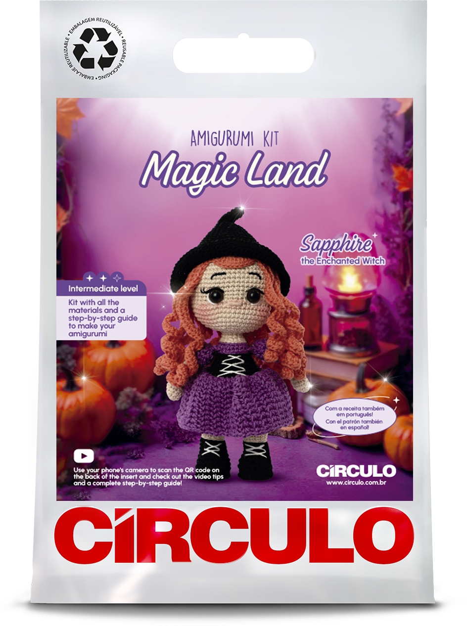 Sapphire Witch Amigurumi Crochet Kit - Magic Land