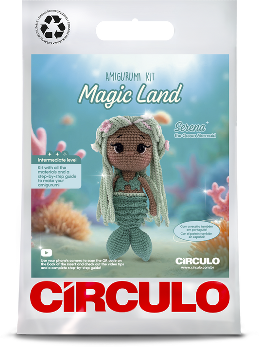Serena the Ocean Mermaid Amigurumi Crochet Kit - Magic Land