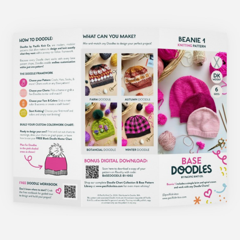 Base Doodle Beanie 1 - DK - Create Your Own Design