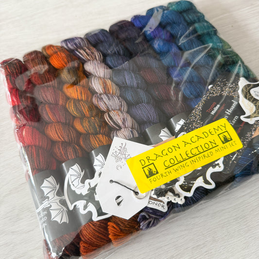 Dragon Academy Collection Mini Skein Set by Dragon Hoard Yarn