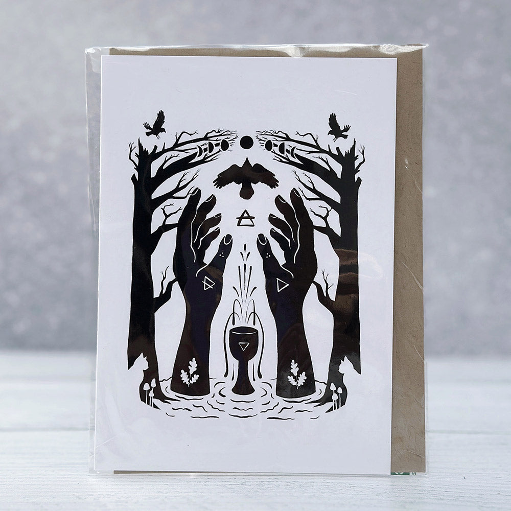 Elemental Magic Art Card By Home Row Handcraft